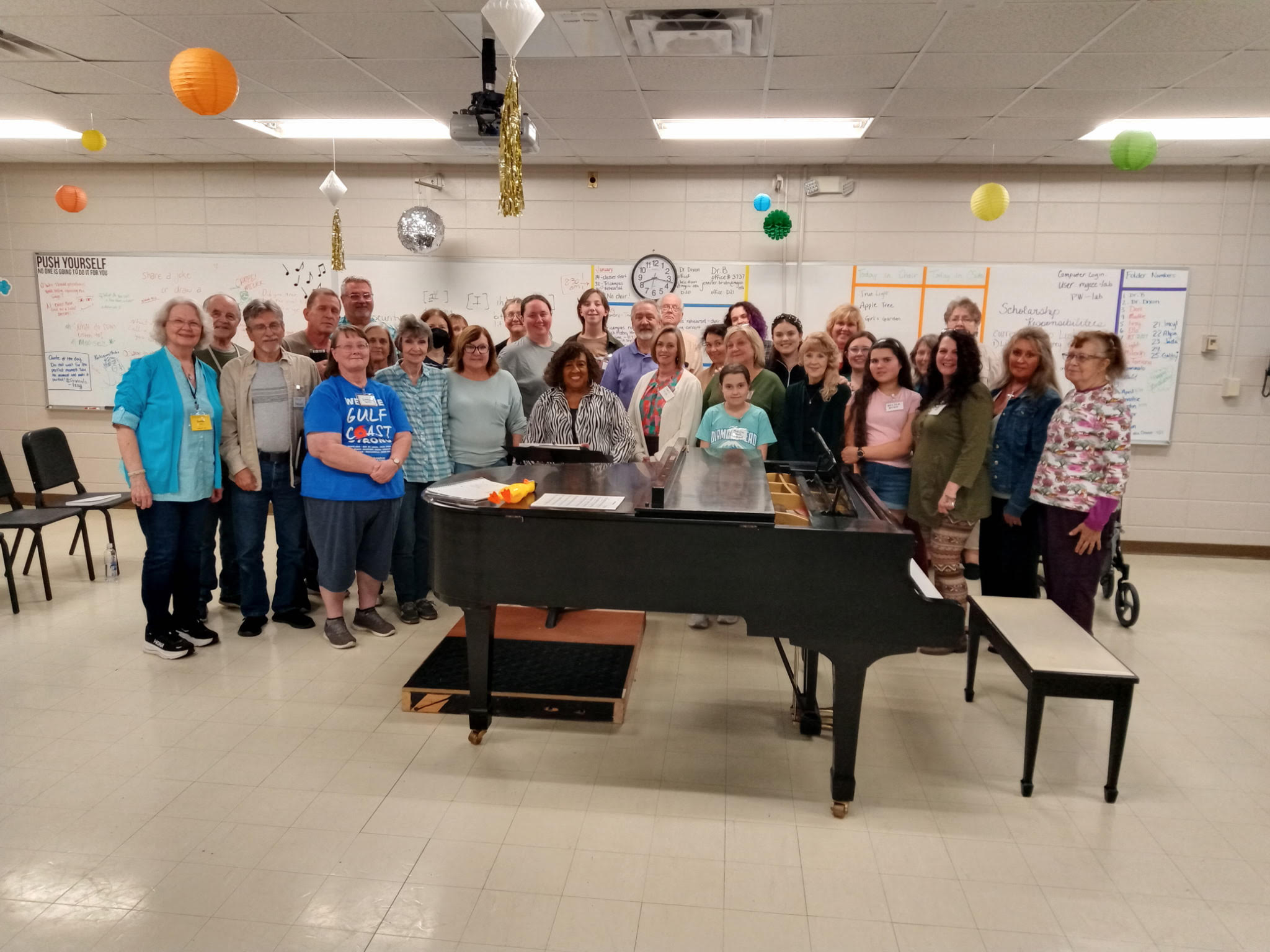 Gulf Coast Messiah Chorus at their first Spring 2026 rehearsal, February 19, 2026.